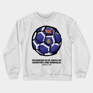 Sovereign Base Areas of Akrotiri and Dhekelia Football Country Flag Crewneck Sweatshirt